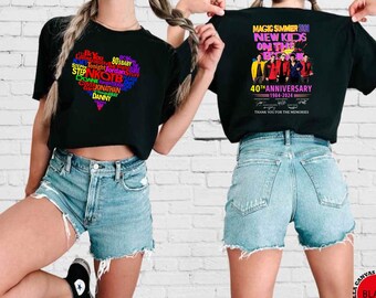 NKOTB Magic Summer 2024 Shirt, New Kids On the Block Sweatshirt, Vintage NKOTB Group Shirt NKOTB Group Tour, Music Festival Shirt