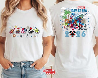 Day At Sea TShirt, Disney Cruise 2026 Shirt, Disneyland Family Vacation Tee, Disneyworld Trip