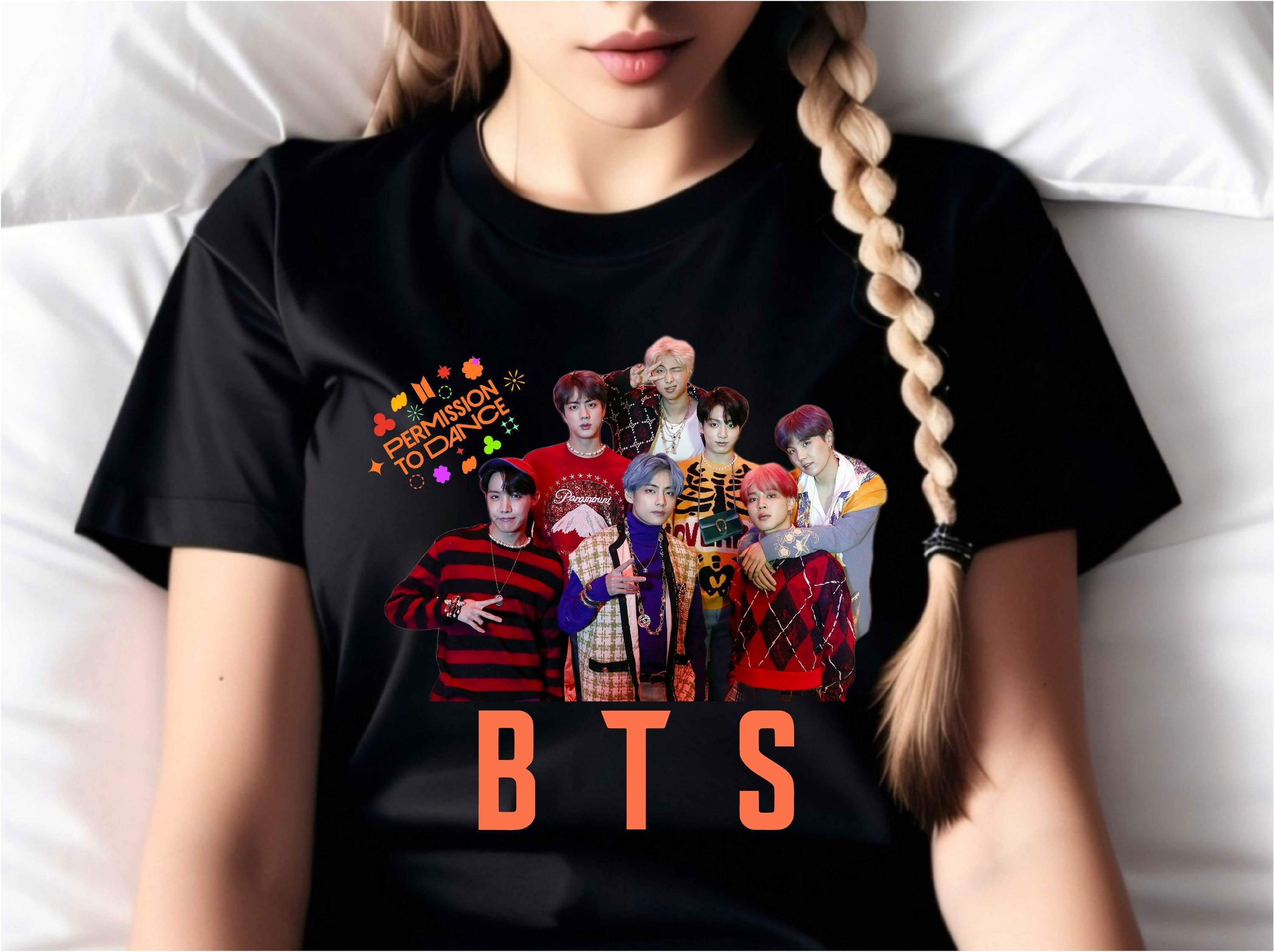 PERMISSION TO DANCE Tシャツ ホワイト 新品 Bts Merch Permission to Dance - Etsy