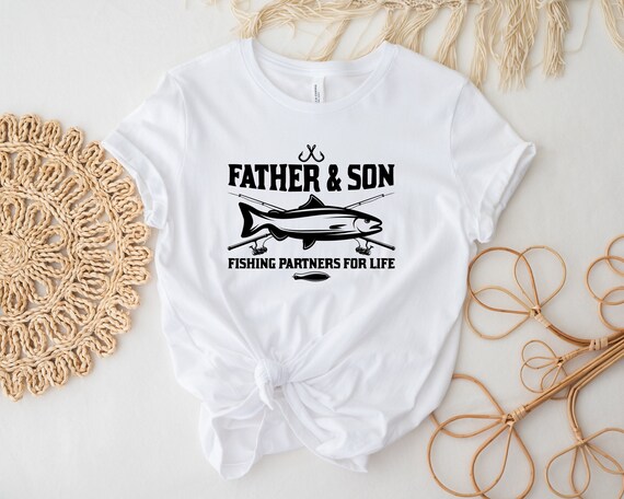 Father and Son Fishing Partners for Life T-shirt, Father Son Matching  Outfits, Fathers Day Gift, Dad Birthday Gift, Gifts for Dad 