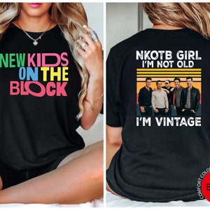 Comfort Colors, NKOTB Girl Shirt, Vintage Girls Shirt, New Kids On The Block Shirt, NKOTB Tee, Classic Rock Concert, Tee NKOTB Tour Tshirt