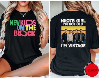 Comfort Colors, NKOTB Girl Shirt, Vintage Girls Shirt, New Kids On The Block Shirt, NKOTB Tee, Classic Rock Concert, Tee NKOTB Tour Tshirt