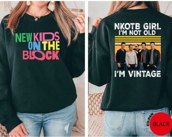 NKOTB Girl Sweatshirt, Vintage Girls Shirt, New Kids On The Block TShirt, NKOTB Hoodie, Classic Rock Concert, NKOTB Tour