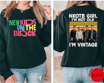 NKOTB Girl Sweatshirt, Vintage Girls Shirt, New Kids On The Block TShirt, NKOTB Hoodie, Classic Rock Concert, NKOTB Tour