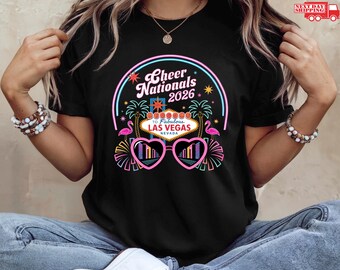 2026 Las Vegas Cheer Nationals Shirt, Las Vegas Nevada TShirt, Girls Trip Tee