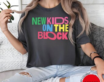 Comfort Colors, NKOTB Girl Shirt, Vintage Girls Shirt, New Kids On The Block Shirt, NKOTB Tee, Classic Rock Concert, Tee Tour 2023 Tshirt