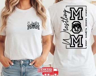 Wrestling Mom Shirt, Crazy Proud Always Loud, Wrestling Mama Tee, Game Day Sweatshirt