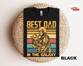Comfort Colors Best Dad In The Galaxy TShirt, Fathers Day Gifts, New Dad Gift, Daddy Birthday Present, Bella Canvas, Adult, Youth.