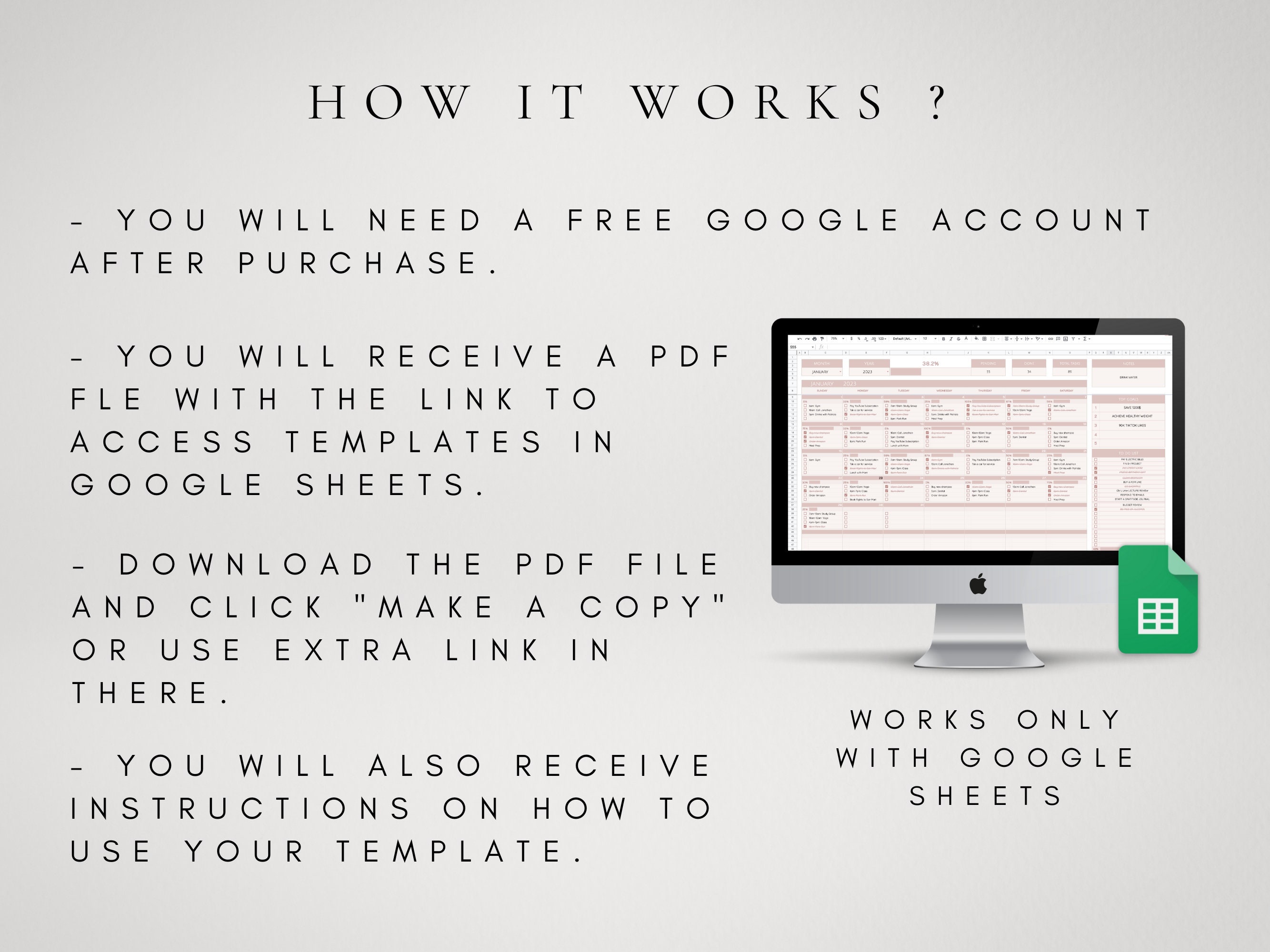 Digital Monthly Calendar 2026 | Task Tracker Google Sheets | to Do List ...