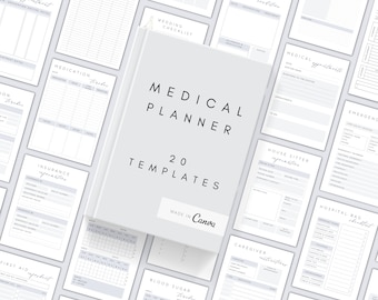 Medical Planner | Medical Printables | Healthcare Planner | Health Tracker | Wellness Planner 2026 | Medical Binder | Editable A4 A5 Letter