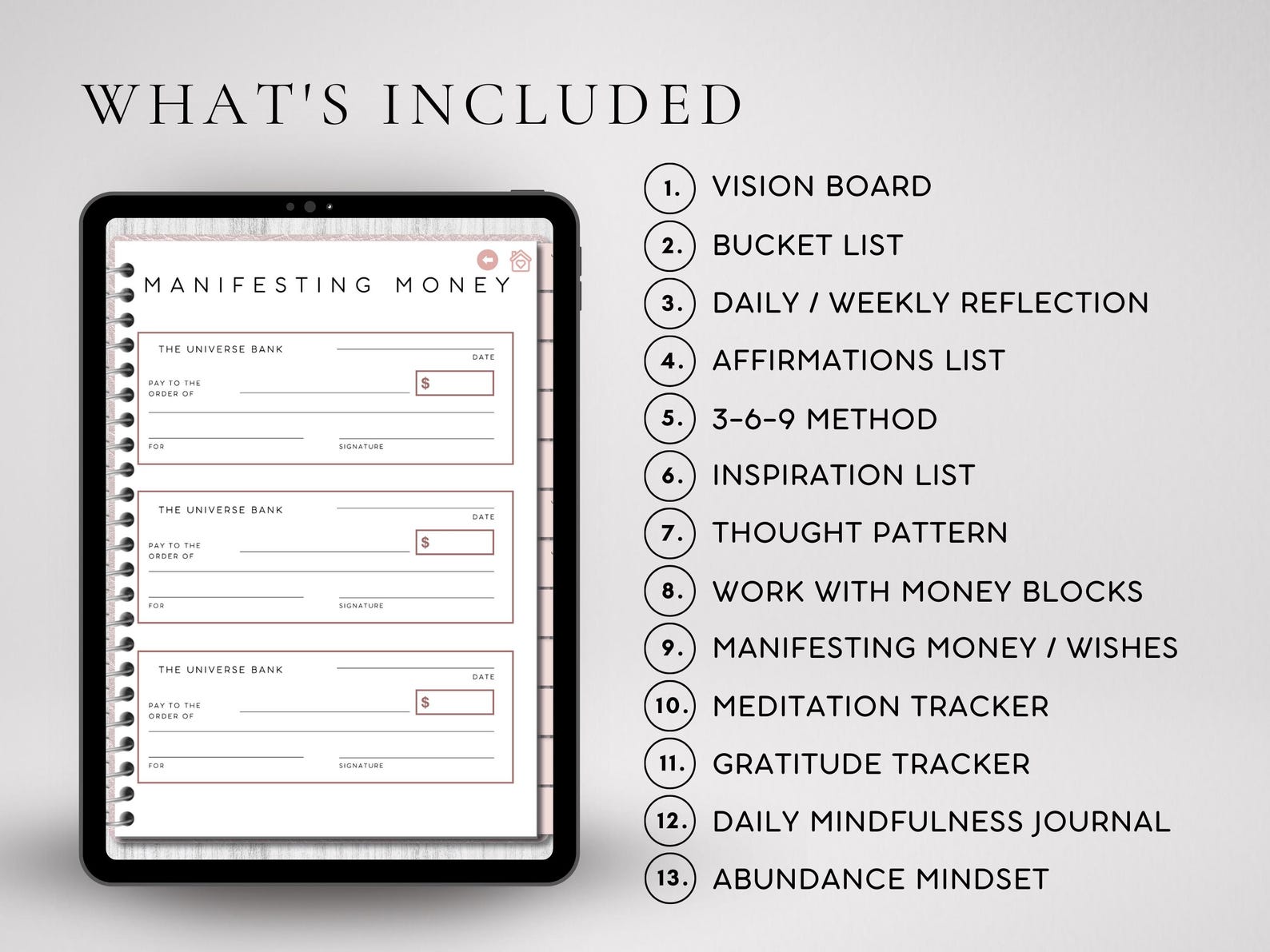 Goodnotes Manifestation Planner | Goal Setting Journal | Affirmation ...