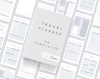 Planificador de viajes imprimible