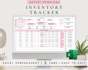 Gestión de inventario / Inventario de productos / Hoja de precios / Hoja de seguimiento de inventario / Plantilla de seguimiento de ventas Excel / Seguimiento de inventario comercial