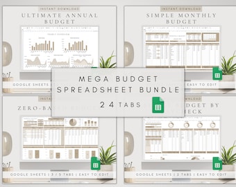 2027 Monthly Budget Spreadsheet Google Sheets, Expense Tracker Dashboard (Digital Download)