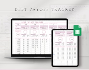 Budgettabelle | Schuldenabbau-Tabelle (Google Sheets) | Tilgungsplaner | Vorlage für die persönliche Finanzplanung