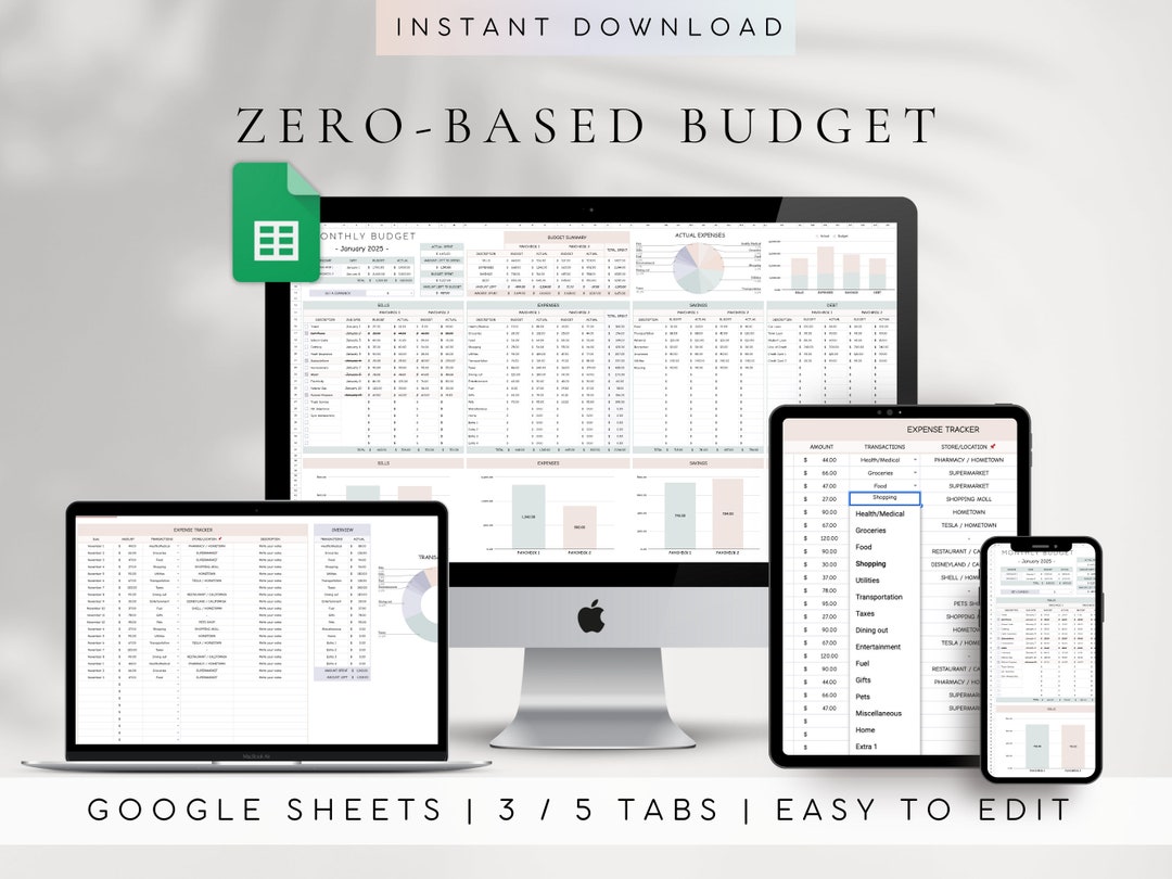 2025 2025 Paycheck Budget Spreadsheet Biweekly Budget Planner Weekly