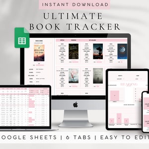 Tieni traccia dei tuoi progressi di lettura / Foglio di calcolo per il monitoraggio della lettura digitale per Fogli Google / Modello di foglio di calcolo per il monitoraggio dei libri / Obiettivi di lettura 2025