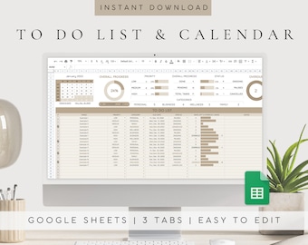 Dagplanner 2026 | Google Spreadsheets-takenlijstagenda (digitale download)