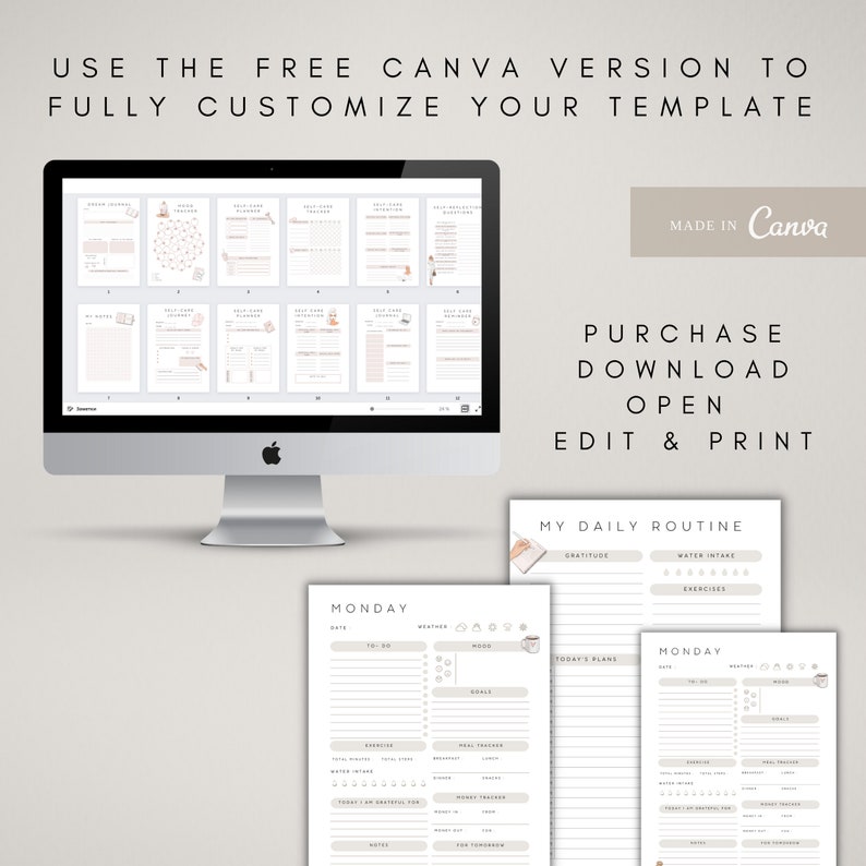 Weekly Planner Template | Printable Weekly to Do List | Editable Weekly ...