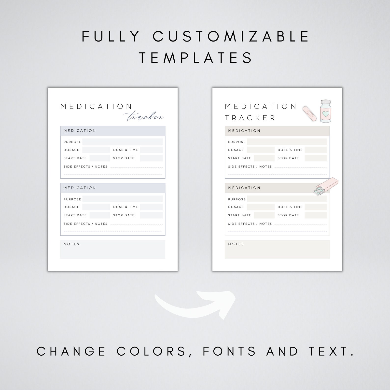 Medical Planner Medical Printables Healthcare Planner - Etsy