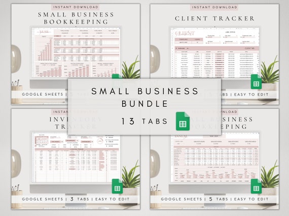 Budget Spreadsheet | Small Business Planner Spreadsheet 2026 | Bookkeeping Tracker Google Sheets (Digital Download)