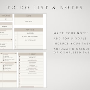 Digital Monthly Calendar 2024 2025 Google Sheets Task Planner