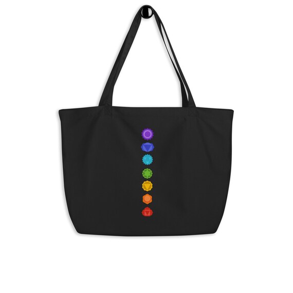 Ecobolsa grande 7 Chakras, Meditation Bag, Reiki, Energía, Mindfulness