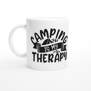 Camping is My Therapy, Camping Lovers Gif, Ideal for Nature and Camping Lovers
