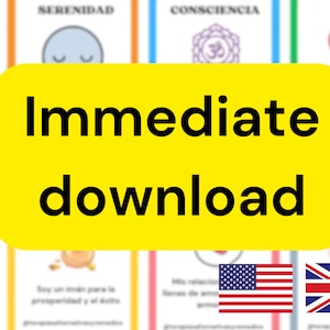 Positive Affirmations Game, Printable Card Game, Conscious Games, Positive Oracles, Positive Messages, Positive Affirmations Game