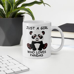 Juste une fille qui aime les pandas, idée cadeau mignonne pour les amoureux des animaux Mugs mignons rigolos