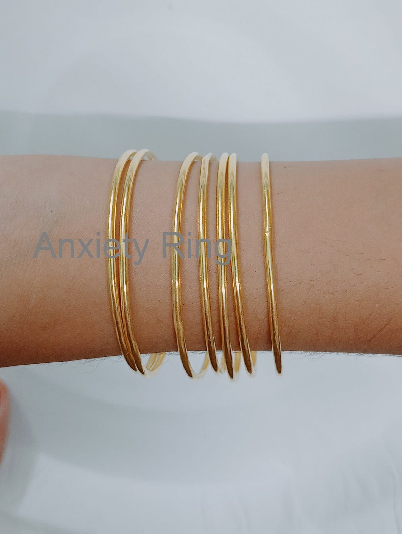 Simple Gold Bangle - Etsy