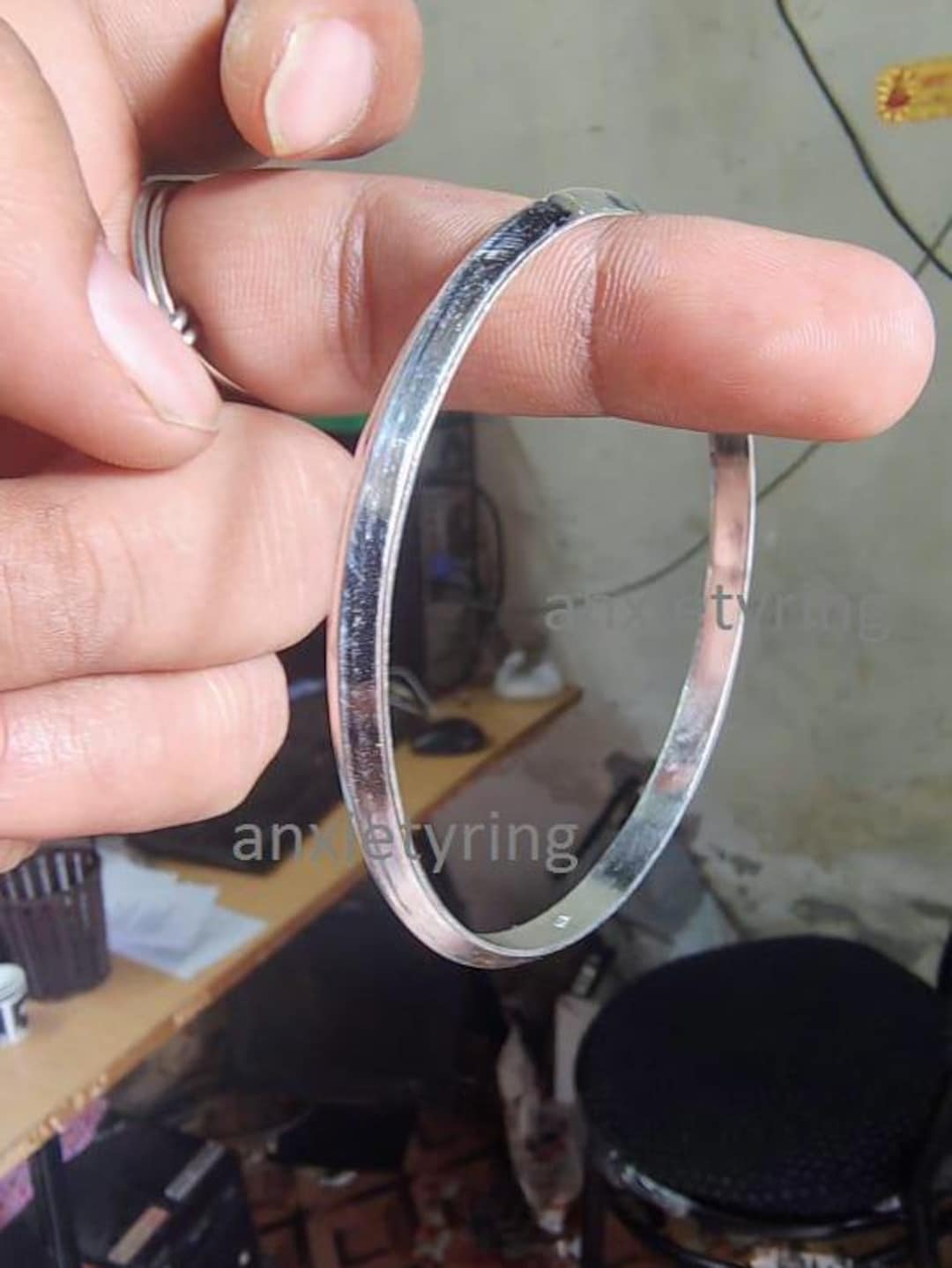 Pulsera Unisex Sikh Kara De Acero Inoxidable, Lisa Y