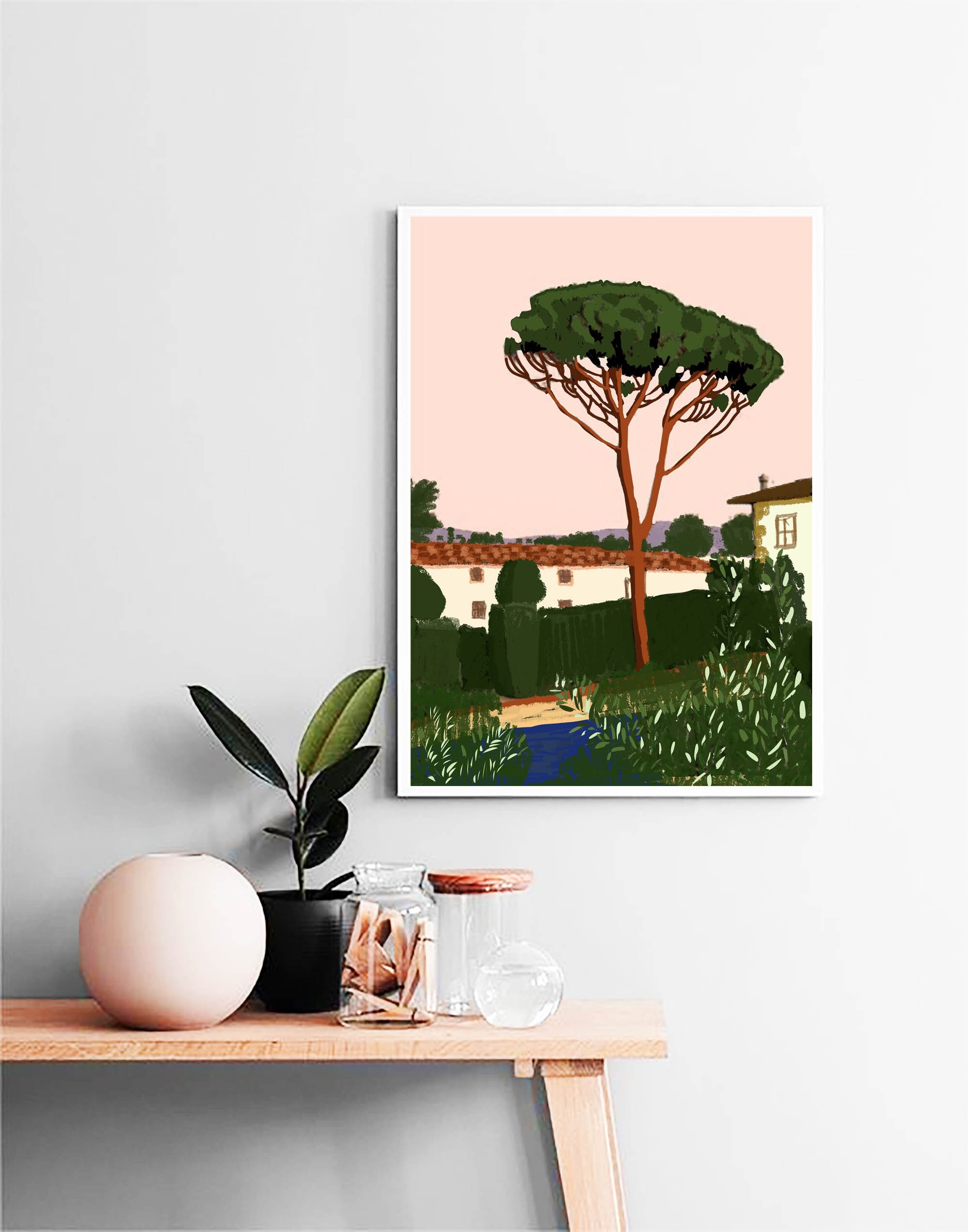 Affiche Décorative Paysage de Méditerranée