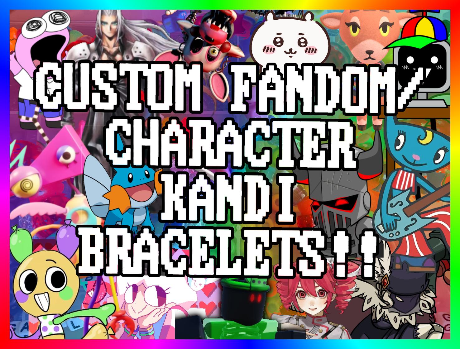 Custom Fandom/character Kandi Bracelets! - Etsy