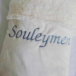 Baby blanket embroidery to personalized