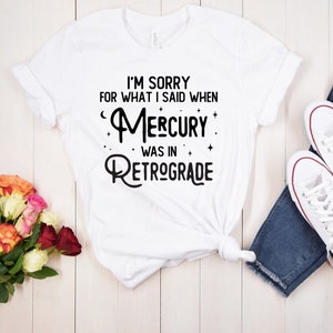 Funny Mercury Retrograde Shirt, Protection Planets Spirit Shirt, Mercury Retrograde Gift, Astrology Shirt, Celestial Shirt, Astrology Lovers