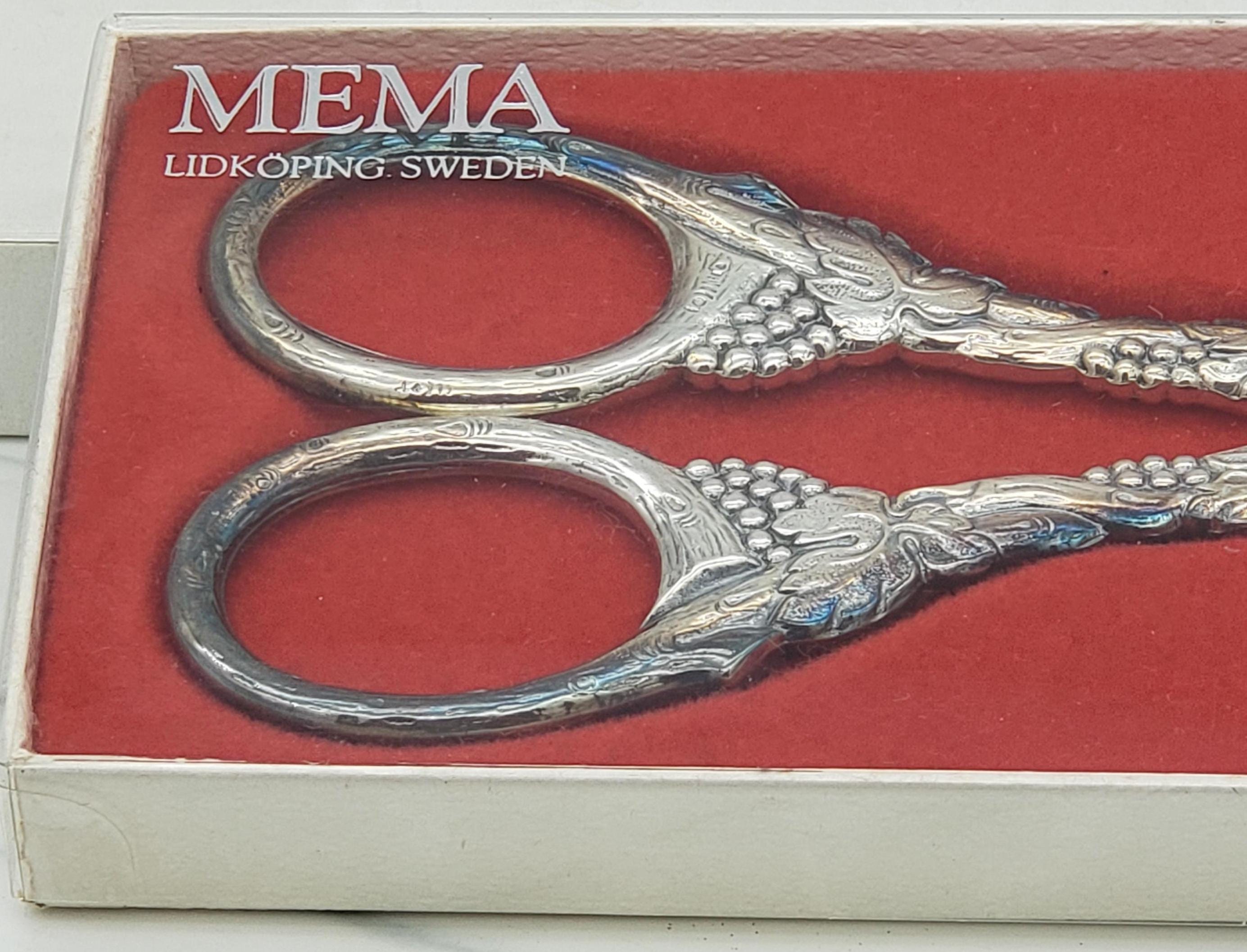 銀メッキ　ブドウ用はさみ　スウェーデン製　ビンテージ ブドウはさみ 銀メッキ MEMA スウェーデン製 ヴィンテージ フード