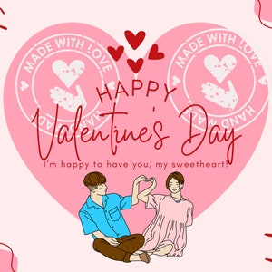 Joyeuse Saint-Valentin. Décoration de gâteau pour la Saint-Valentin, cadeau, svg, panneau découpé, cartes de Saint-Valentin uniques à télécharger, impression