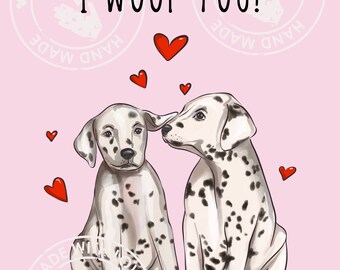 I WOOF YOU Valentine,Happy Valentine' Day,Valentines Day,cake topper,cut-out sign,unique valentine' day card,downloadable,printable love,dog