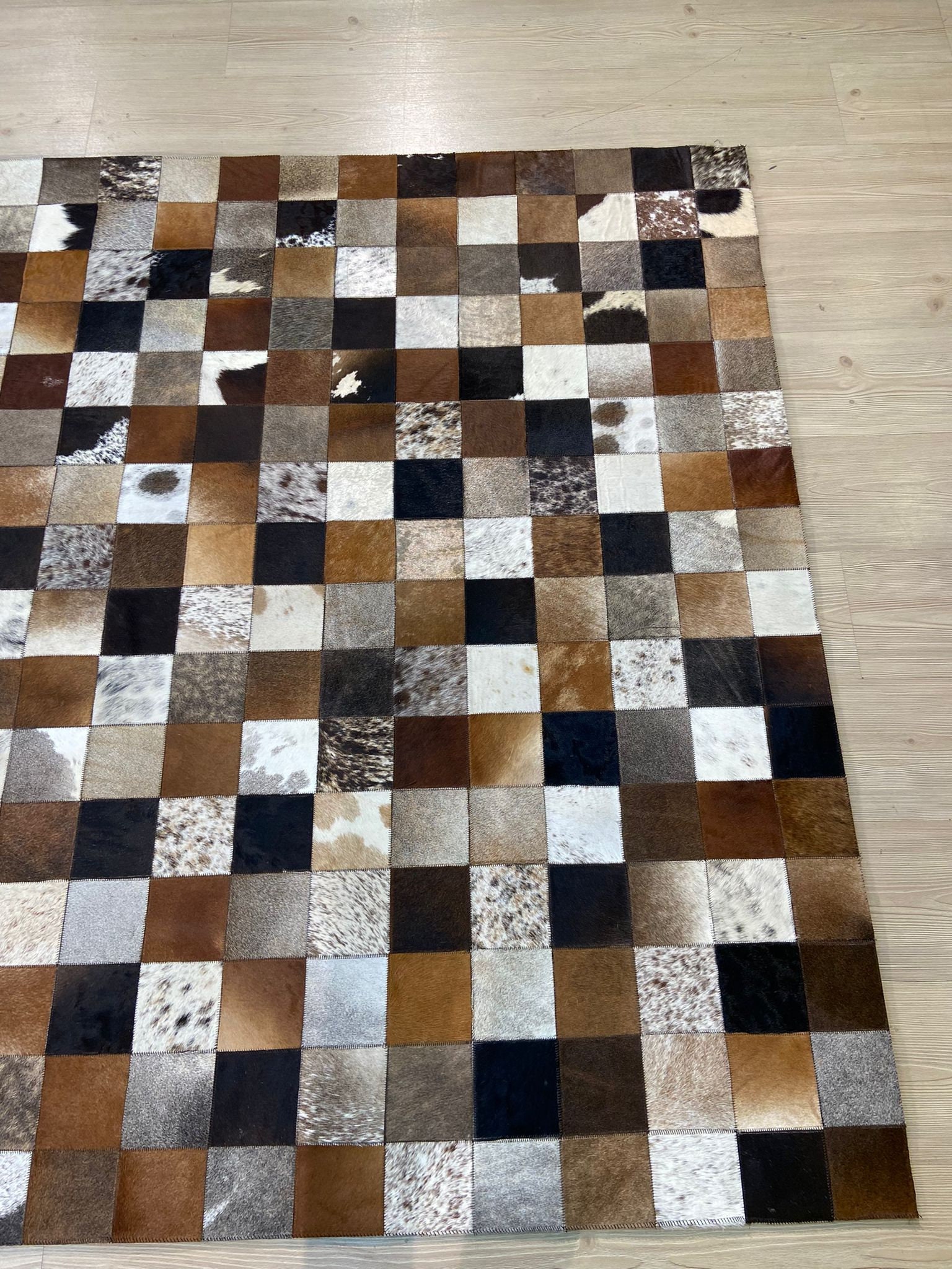 Cowhide Patchwork Rugs Leather Carpet Cowhide Rug Living - Etsy
