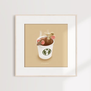 Rat Storybook Illustrations Square Prints