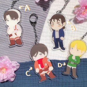 Titan Double Sided Acrylic Keychains