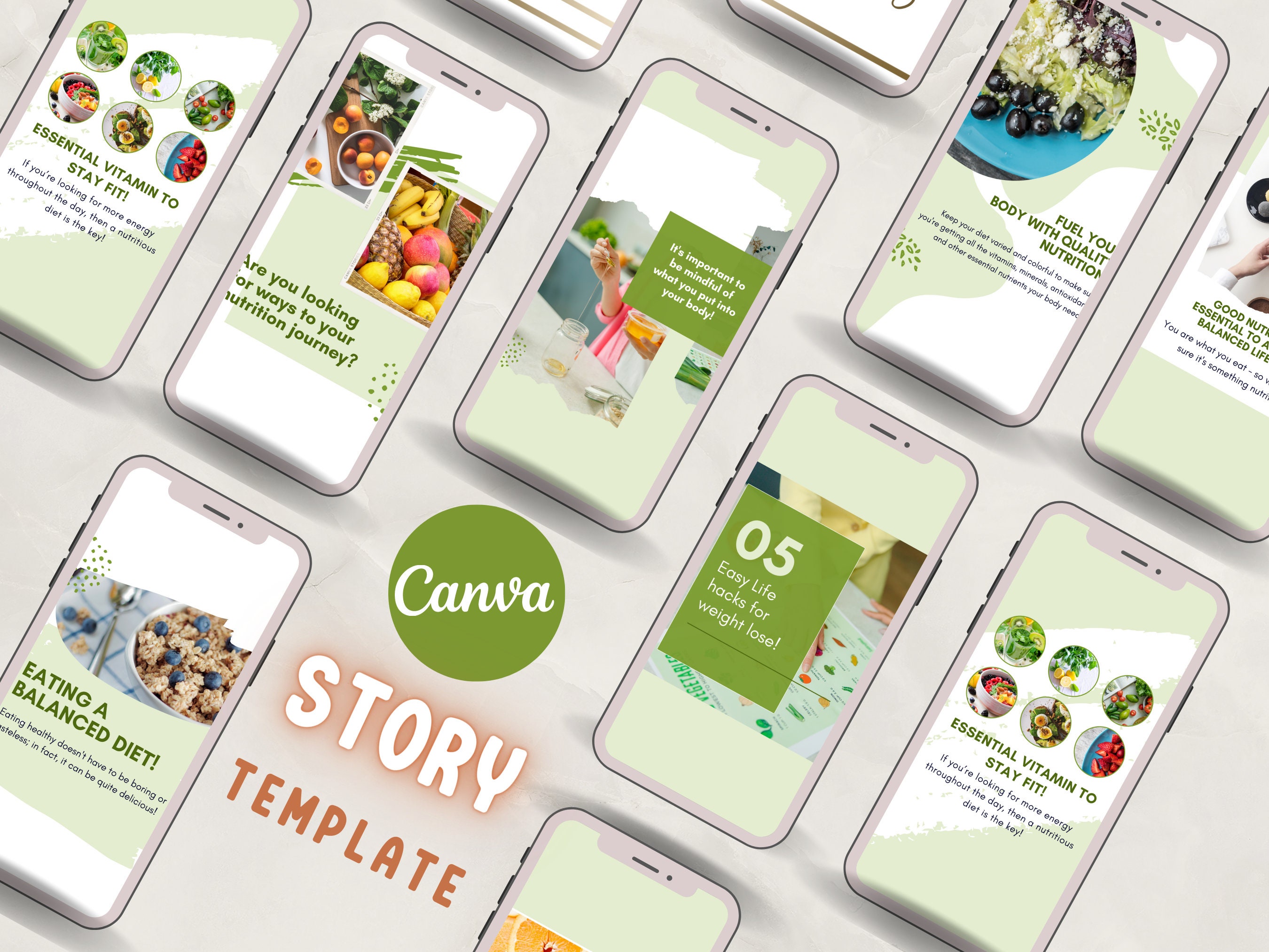 Nutrition Coach Instagram Template | Canva Instagram Post | Health and ...