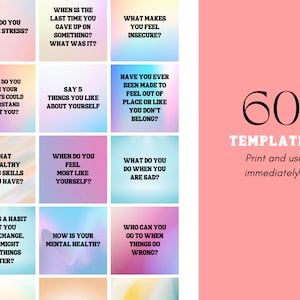 Therapy Question Cards For Teens, Counseling Flash Cards, conversation cards, therapy tools, therapy worksheet, therapy office decor, dbt
