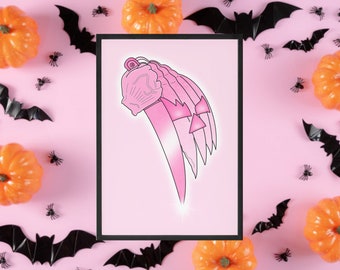 Halloween Inspired Print, Michael Myers Movie, Halloween Decor, Horror Gift, Horror Decor, Horror Print, Spooky Decor, Spooky Art