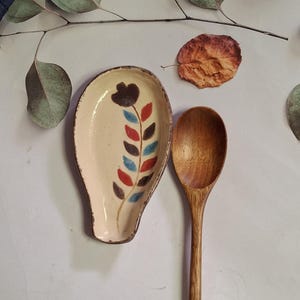 small spoon holder, ceramic spoon holder, ceramic spoon rest, ceramic spoon plate,pottery spoon rest