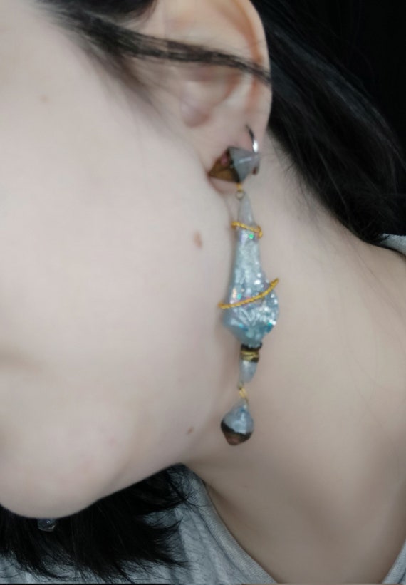 Aetheryte earring etsy clearance