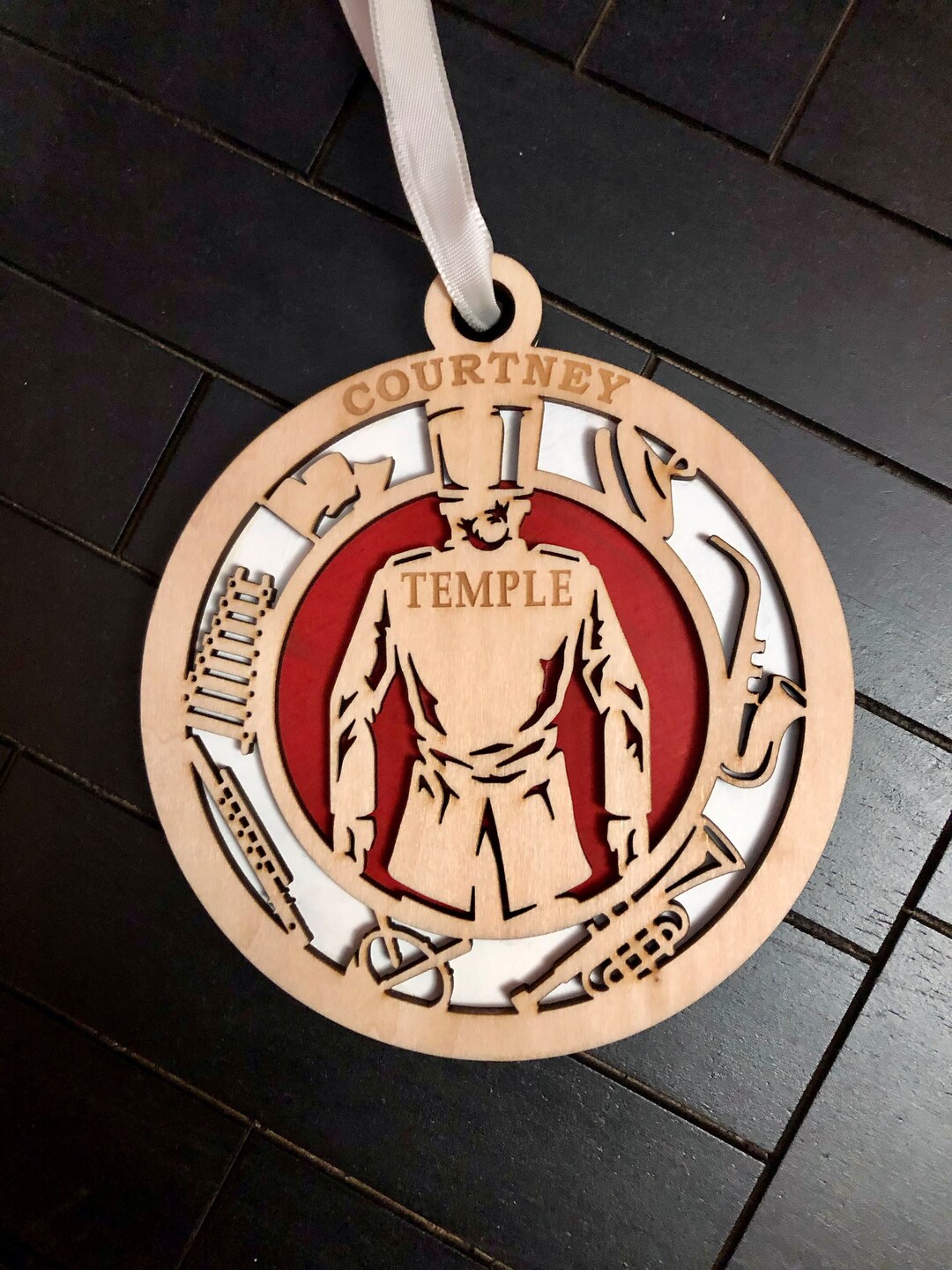 Temple Marching Band Ornament Etsy