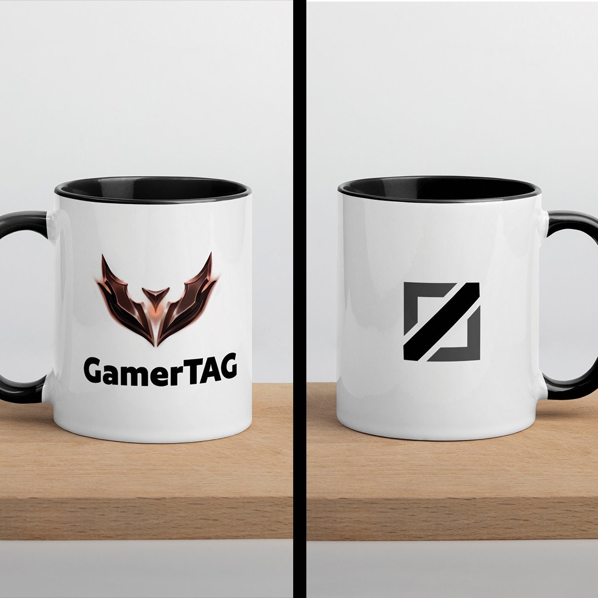 Mug Personnalisé League Of Legends | Lol Moba - Gamertag Bronze Sup/Mid Jungle Adc Top 5 Coloris