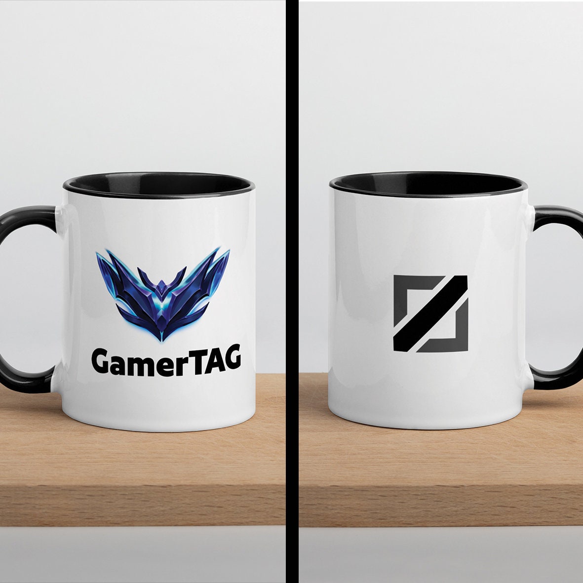 Mug Personnalisé League Of Legends | Lol Moba - Gamertag Diamant Sup/Mid Jungle Adc Top 5 Coloris